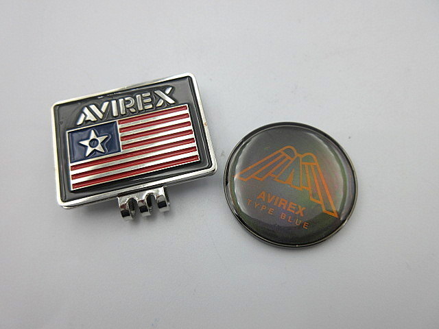 新品 AVIREX アヴィレックス クリップ マーカー 20SS-A23 ブラック　※ネコポス便対応_画像2
