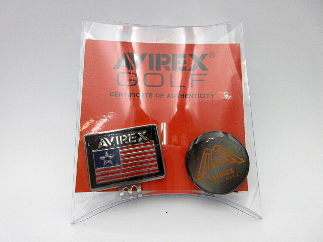 新品 AVIREX アヴィレックス クリップ マーカー 20SS-A23 ブラック ※ネコポス便対応_画像1