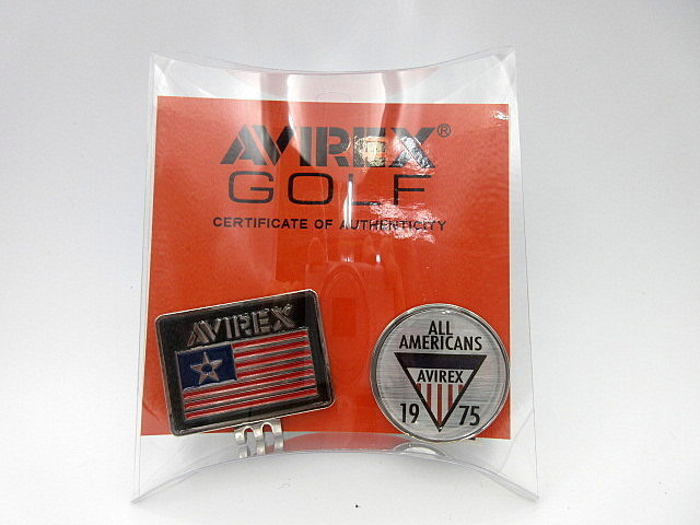 新品 AVIREX アヴィレックス クリップ マーカー 20SS-A23 シルバー ※ネコポス便対応_画像1