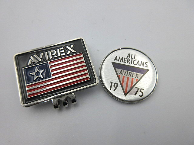新品 AVIREX アヴィレックス クリップ マーカー 20SS-A23 シルバー ※ネコポス便対応_画像2