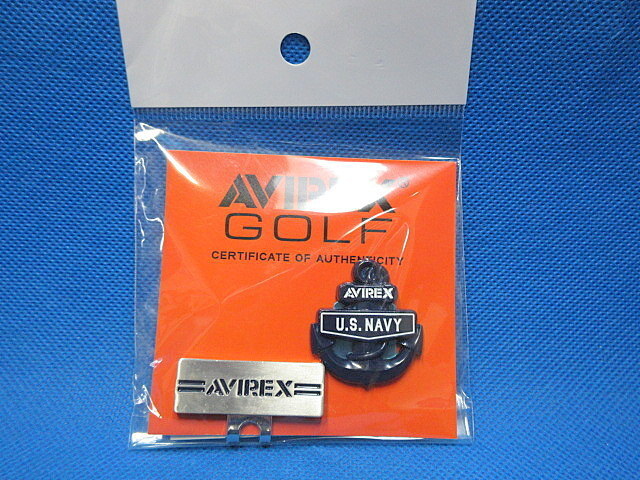 新品 AVIREX アヴィレックス アンカー クリップマーカー AVXBB1-31M ネイビー　※ネコポス便対応_画像1
