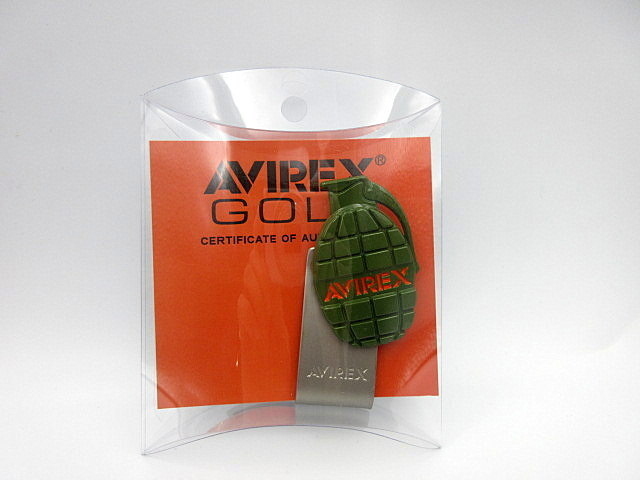 新品 AVIREX アヴィレックス クリップ マーカー AVXBA1-81MK カーキ　※ネコポス便対応_画像1