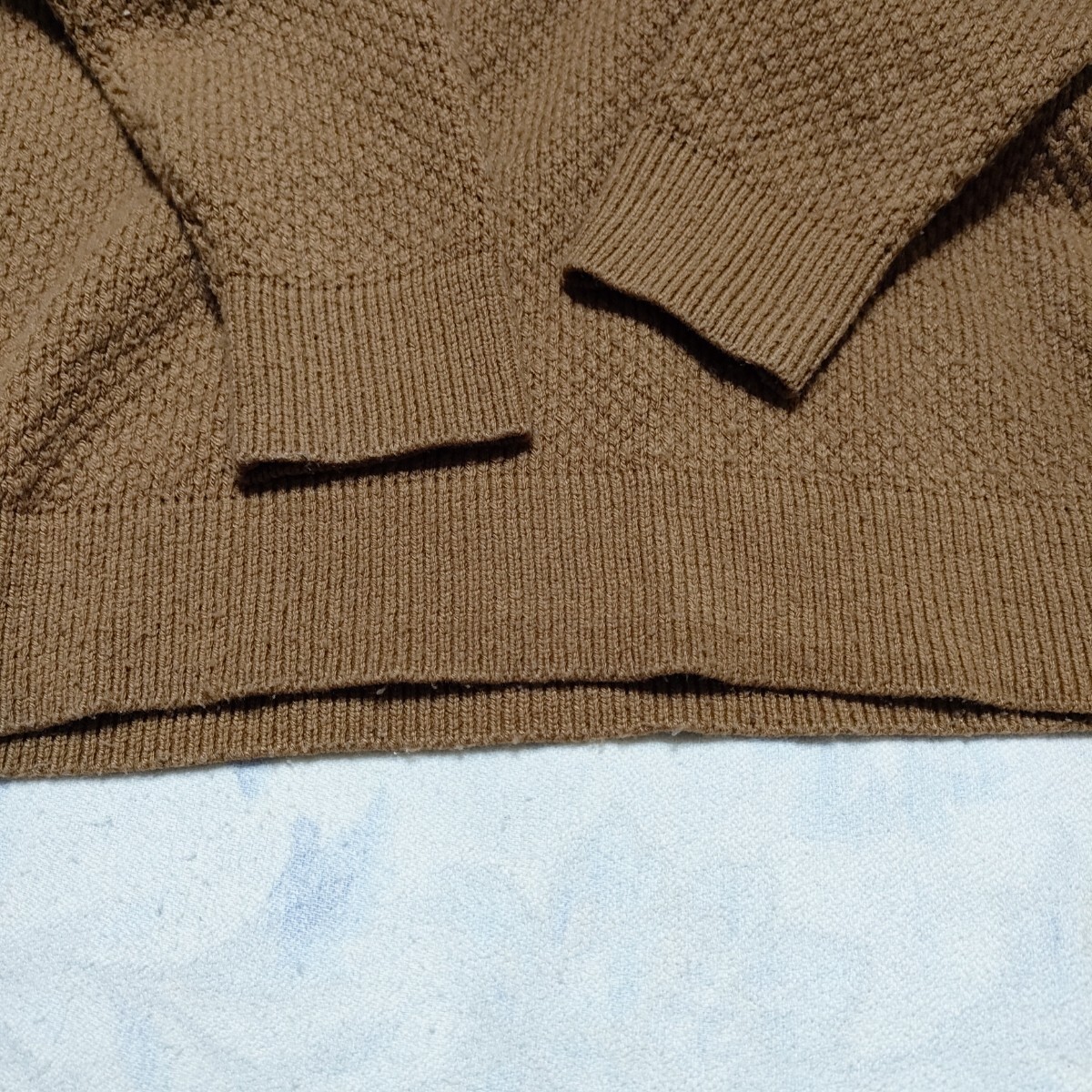 UNIQLO ユニクロ (L)　メンズ ミドルゲージ タートルネックセーター_画像3