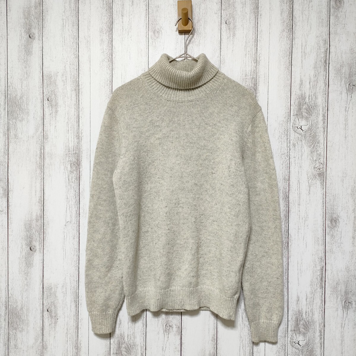 UNIQLO ユニクロ (M)　ヒートテック タートルネックセーター_画像1