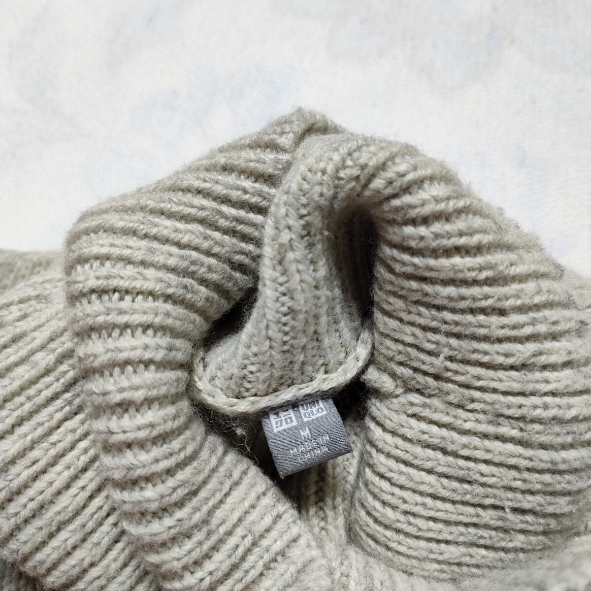 UNIQLO ユニクロ (M)　ヒートテック タートルネックセーター_画像5