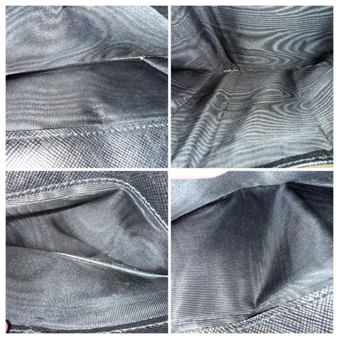 PRADA Prada нейлон складной кошелек треугольник Logo черный 