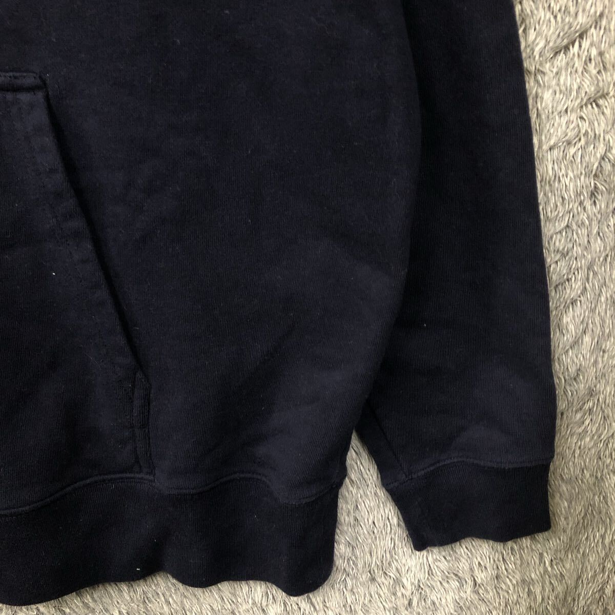 UnitedAthle ユナイテッドアスレ パーカー プルオーバー スウェット フーディー サイズXXL ネイビー 紺色 メンズ トップス 最落なし(872)_画像5