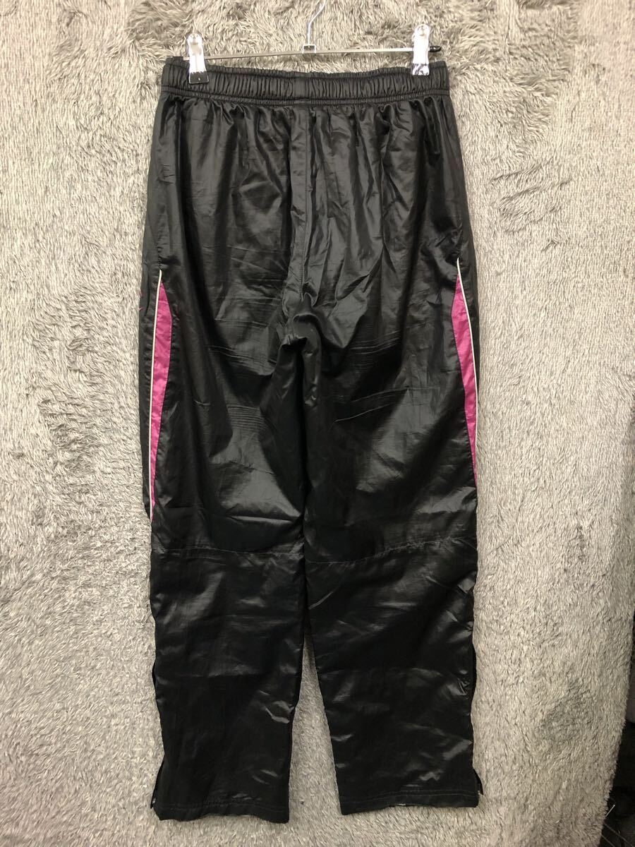 champion チャンピオン ナイロンジャケット ウィンドブレーカー ジップアップ サイズS ブラック ロゴ刺繍 メンズ ボトムス 最落なし(862)_画像3