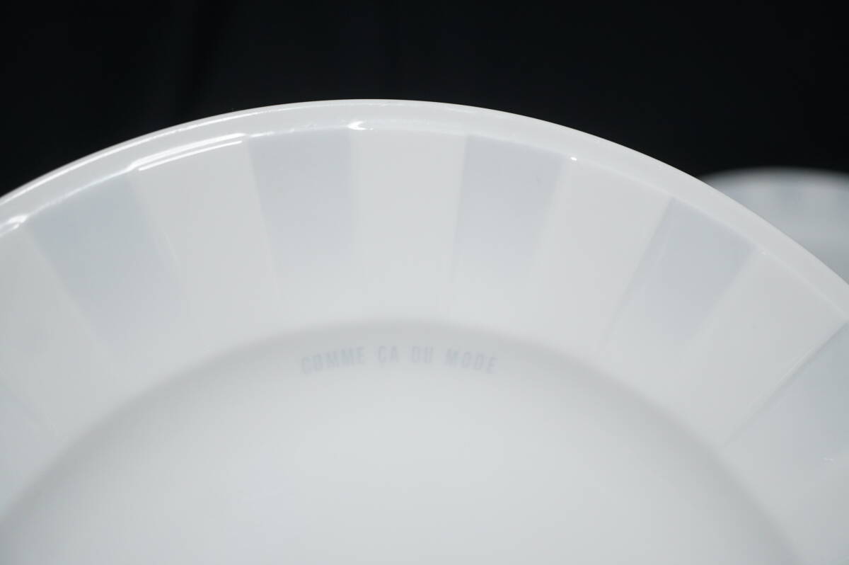【AA3】 日本製　コムサデモード　ディナー皿4枚+パスタ皿5枚　セット_画像3