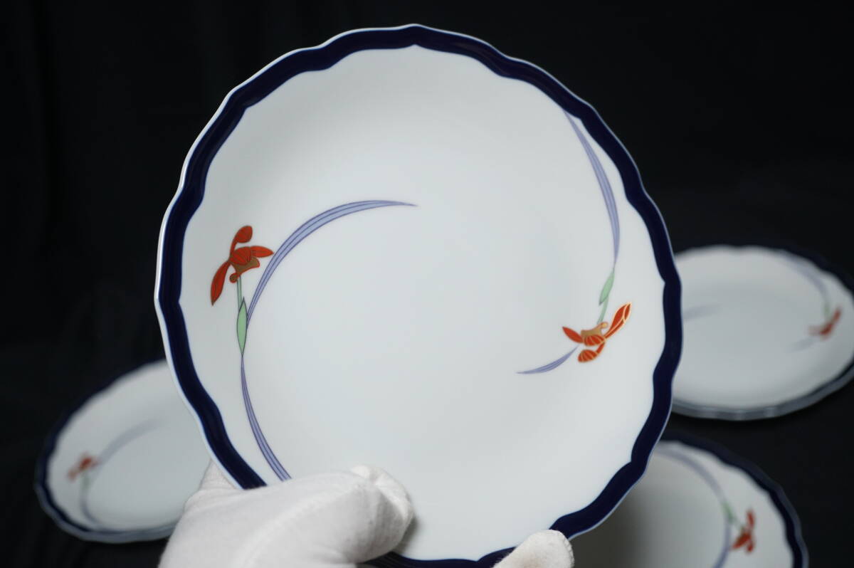 【AA5】 香蘭社　18.5ｃｍプレート　5枚セット　美品_画像3