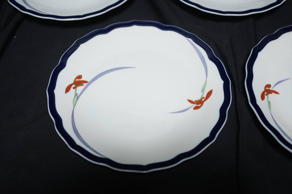 【AA5】 香蘭社　18.5ｃｍプレート　5枚セット　美品_画像2