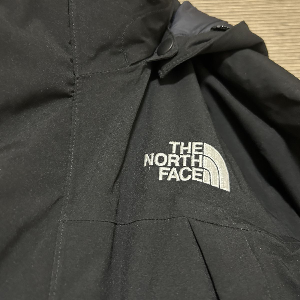 ノースフェイス　ダウンジャケット マクマード　黒　子供150キッズ　肩ロゴF3　古着　入手困難　激レア　希少 人気　モッズ　mcmurdo_画像3