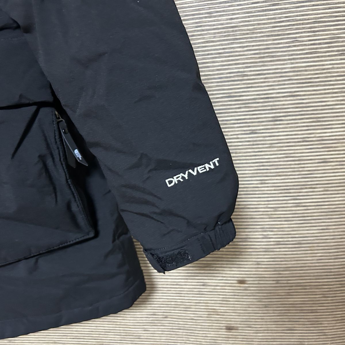 ノースフェイス　ダウンジャケット マクマード　黒　子供150キッズ　肩ロゴF3　古着　入手困難　激レア　希少 人気　モッズ　mcmurdo_画像8