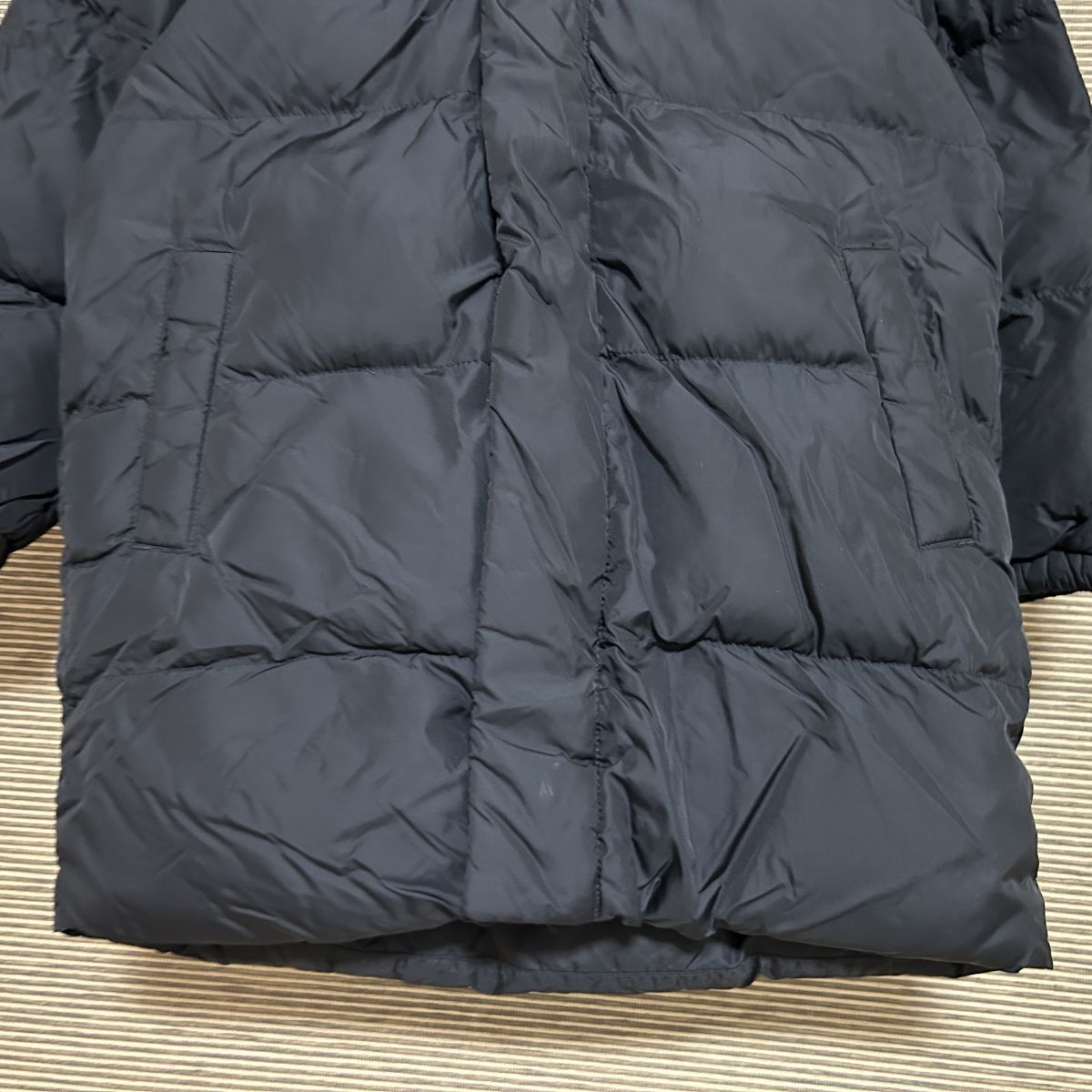 ノースフェイス　ロングダウンコートベンチコートonball子供110 黒ブラックF2　古着　入手困難　激レア　希少 人気　デカロゴ　ビッグロゴ_画像5