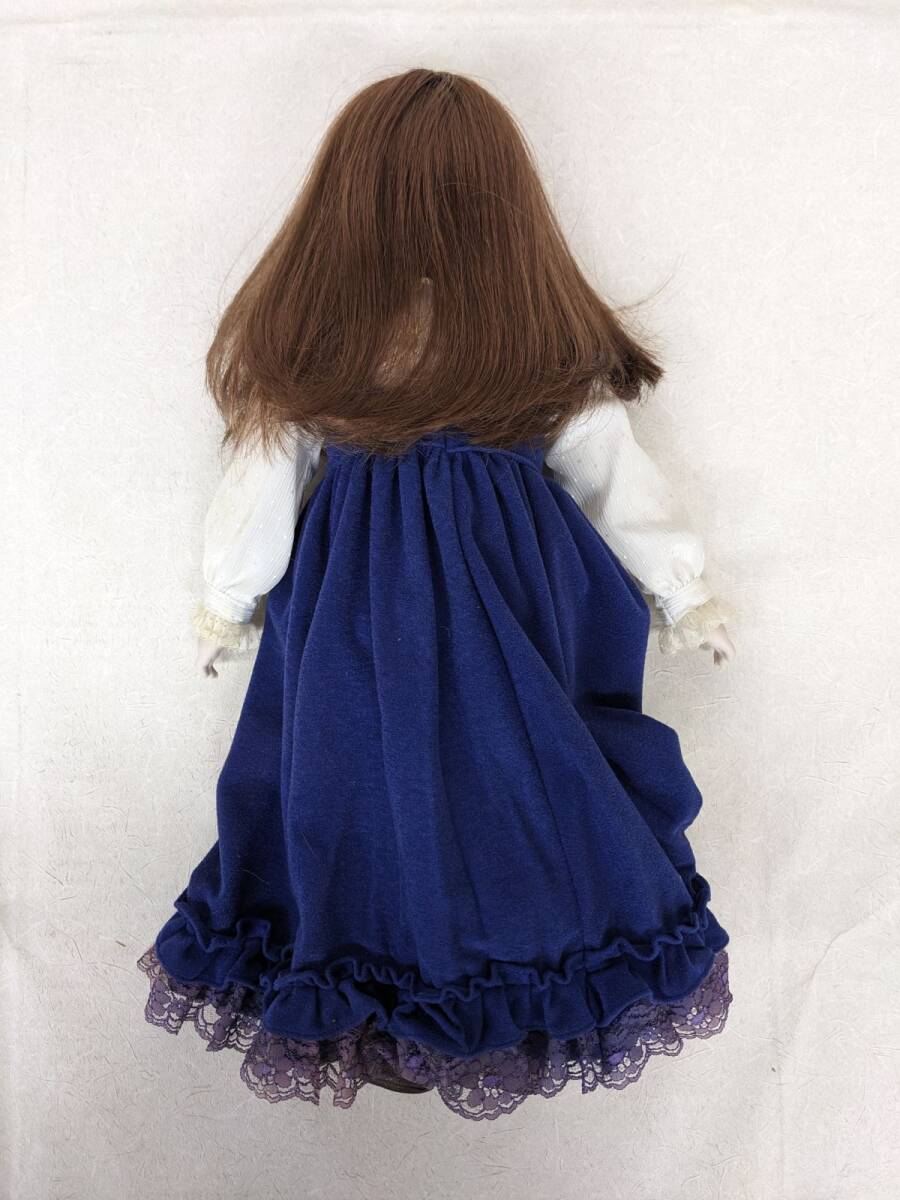 kk584■ビスクドール 陶器人形 西洋人形 刻印なし 約46.5ｃｍ アンティークドール 女の子 抱き人形/100_画像7