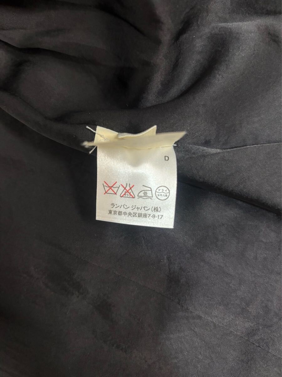 ［LANVIN］ランバン　レディース　ジップアップ ジャケット　ブラック　36 2511-091_画像10