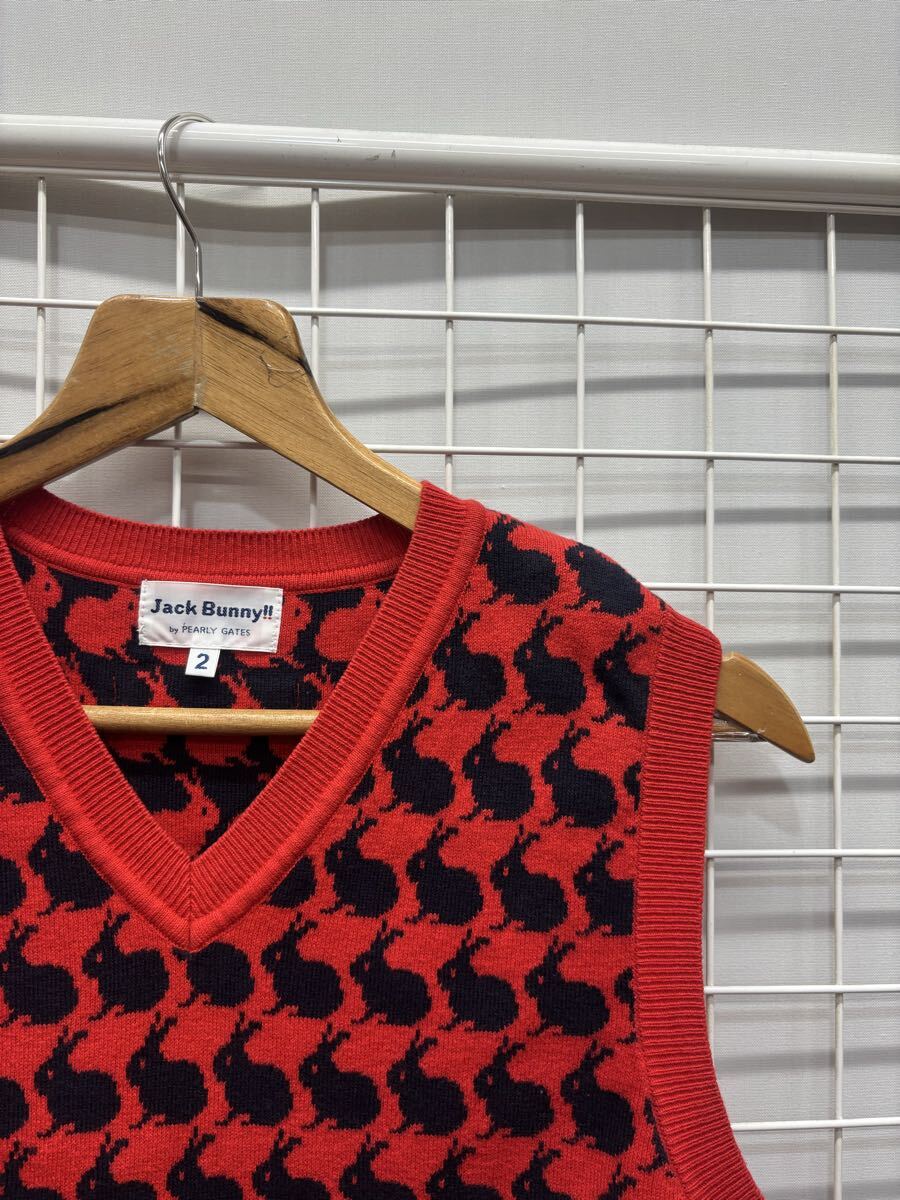 ［Jack Bunny］ジャックバニー　レディース　 ニットベスト　2 2511-164_画像2