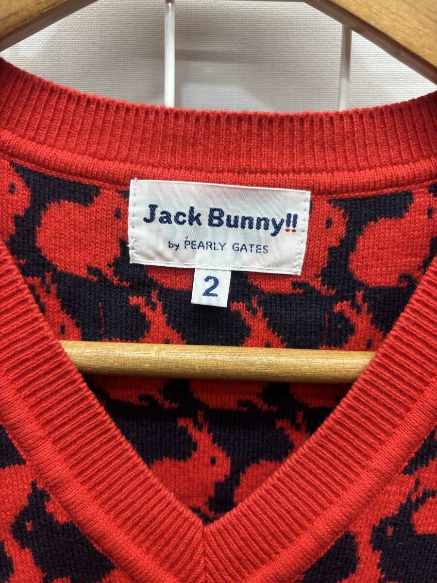 ［Jack Bunny］ジャックバニー　レディース　 ニットベスト　2 2511-164_画像3