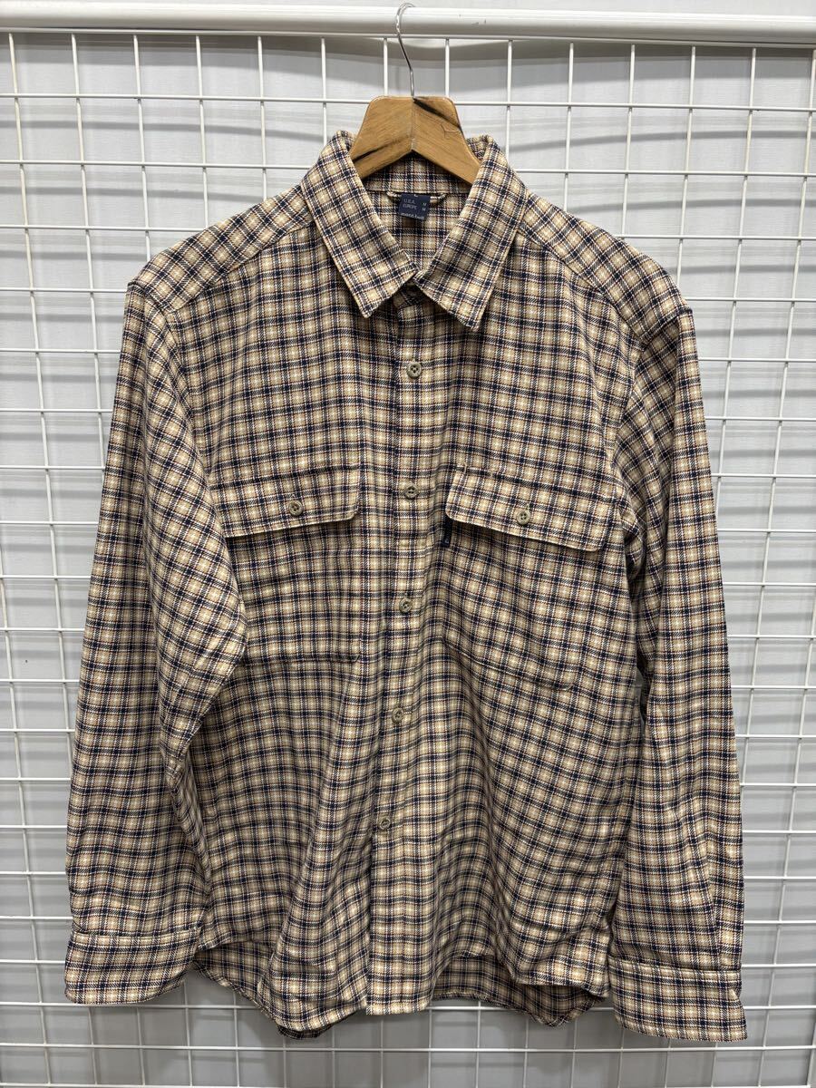 ［mont-bell］モンベル　 長袖シャツ　チェック　L 2511-198_画像1
