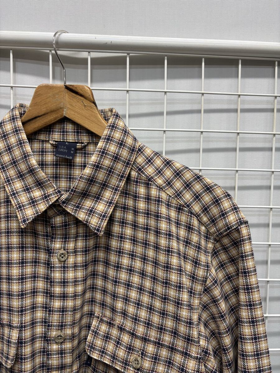 ［mont-bell］モンベル　 長袖シャツ　チェック　L 2511-198_画像2