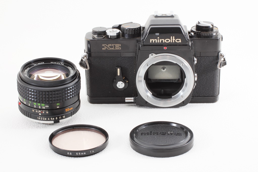 格安品◆Minolta ミノルタ XE MC ROKKOR-PG 50/1.4◆一眼レフフィルムカメラ/A8684_画像3