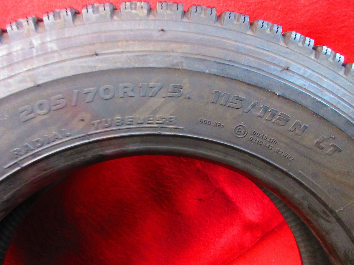 スタッドレス 2本 205/70R17.5 115/113N LT トーヨー TIRES DELVES M935 2023年 2トントラック エルフ キャンター ダイナ デュトロ★3241Y_画像7