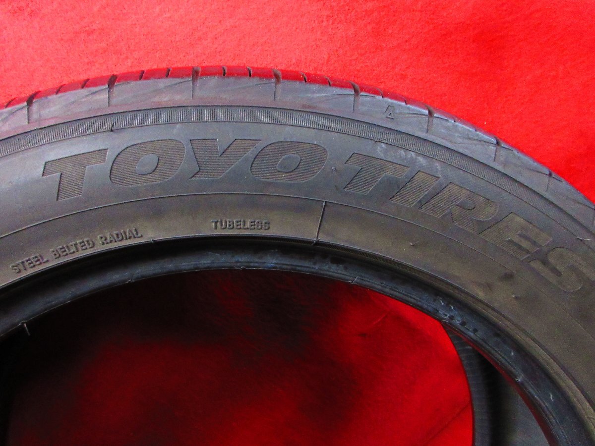 タイヤ 2本 225/55R19 トーヨー　プロクセス TOYO PROXES CLI SUV 2021年 ワンボックス ステーションワゴン 溝アリ 送料無料★16482T_画像4
