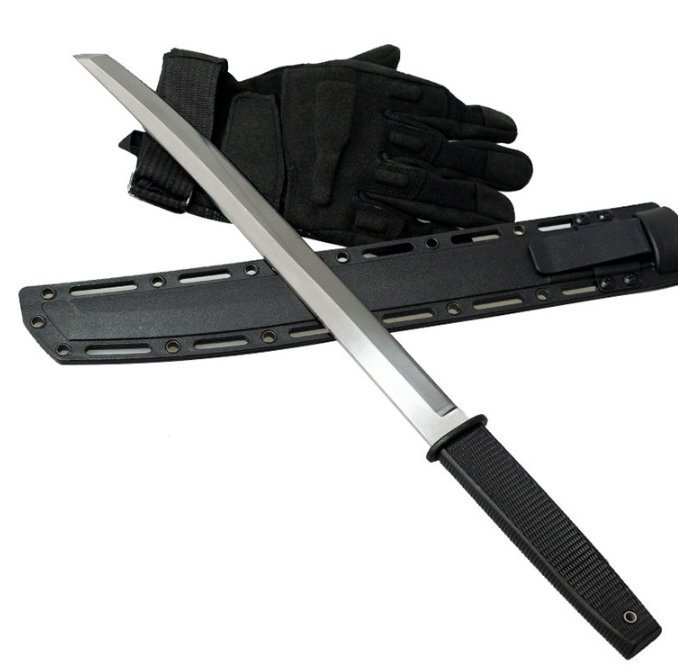 希少 全長46.5CM 短刀 ナイフ サバイバルナイフ 大工道具 薪割り シース付き 携帯 戦術ナイフ アウトドア ハイキング_画像5