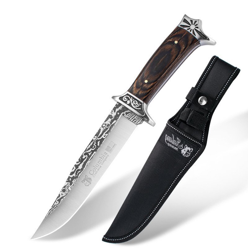 全長30cm アウトドアストレートナイフ スイス アウトドア 登山用 サバイバル ハンドメイド 携帯式 サバイバル ハンドルナイフ キャンプ用_画像2