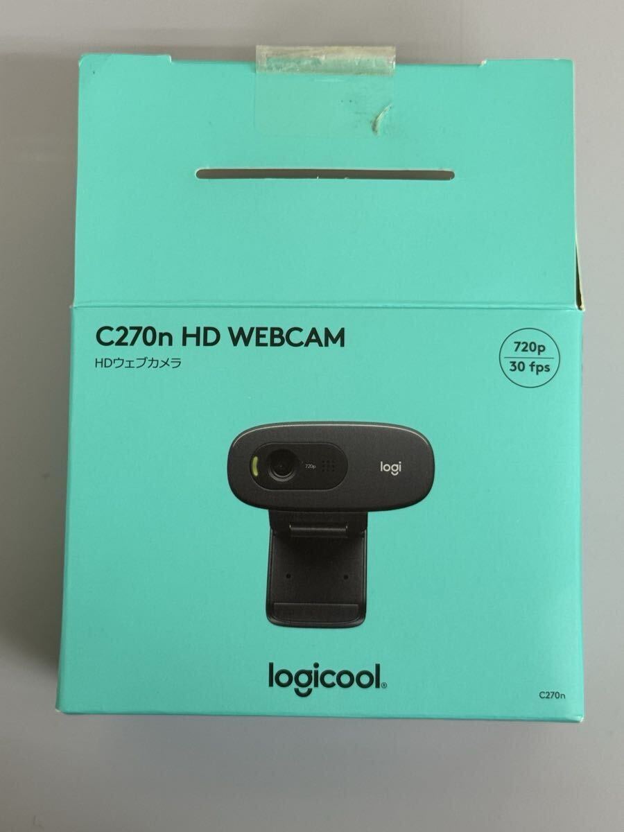 中古 数回使用HDウェブカム C270n HD WEBCAM HDウェブカメラ webカメラ 720p 30fps ロジクール Logicool USB-A マイク内蔵 USB外付けカメラ_画像5