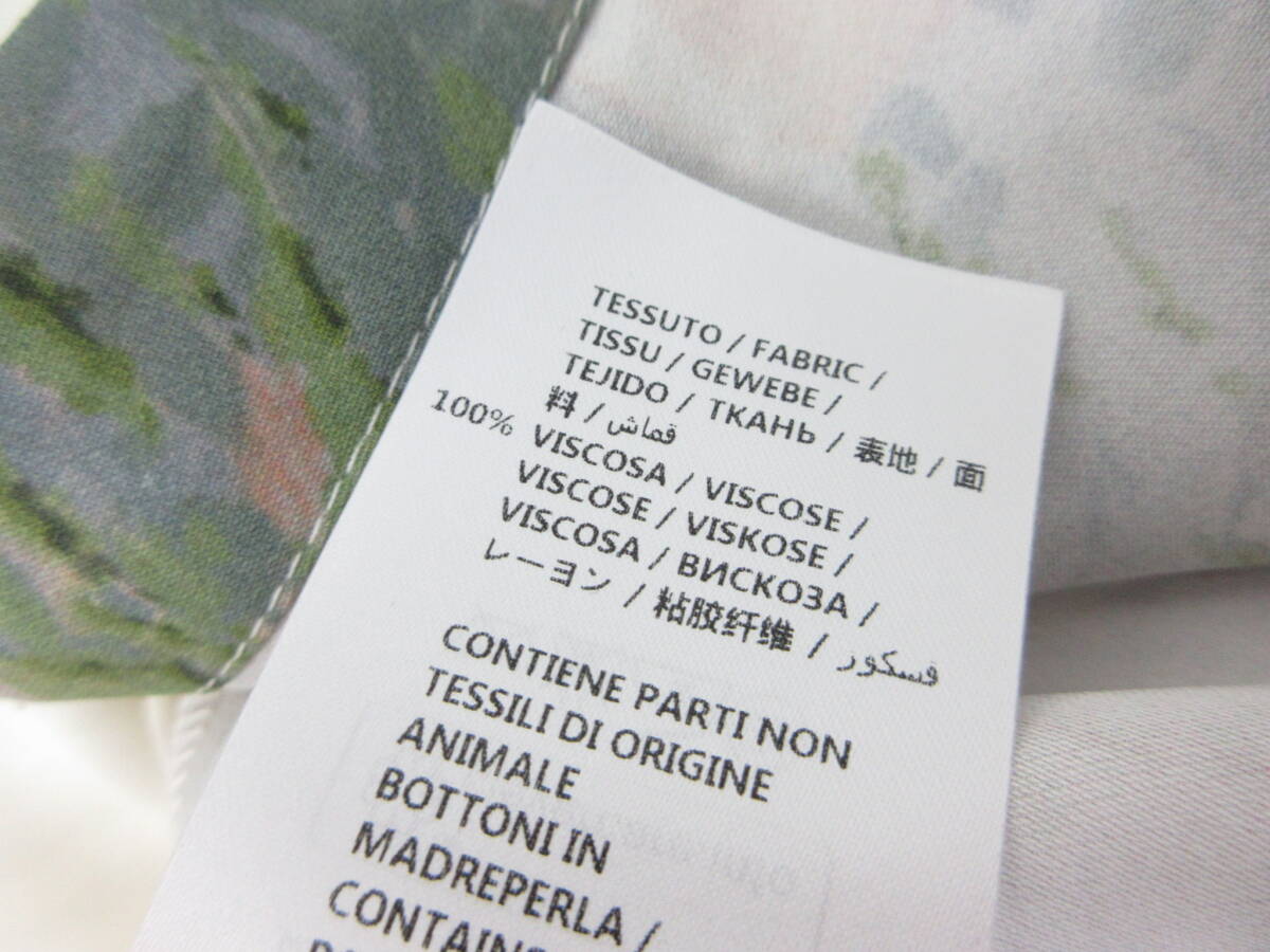 Stella MaCartney ステラマッカートニー ステラ 半袖 ブラウス プリント 36 レーヨン とろみ （113）a_画像7