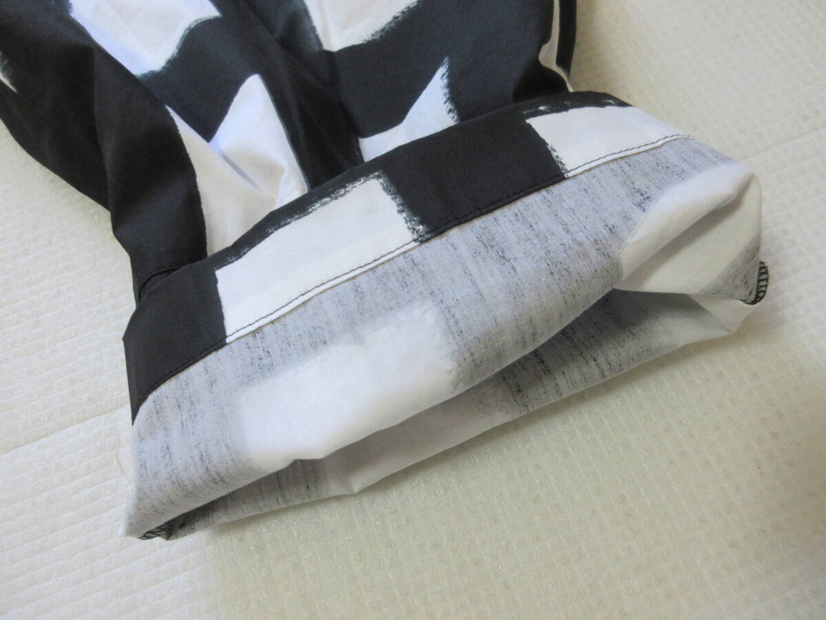 frankygrow フランキーグロウ 21SBT-235 パンツ チェック 黒白 コットン(C2)_画像6