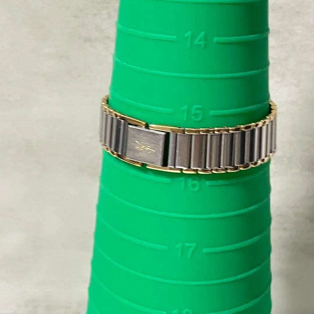 稼動品　イヴサンローラン　YSL 人気モデル　シャンパン　ラウンド　腕時計_画像5