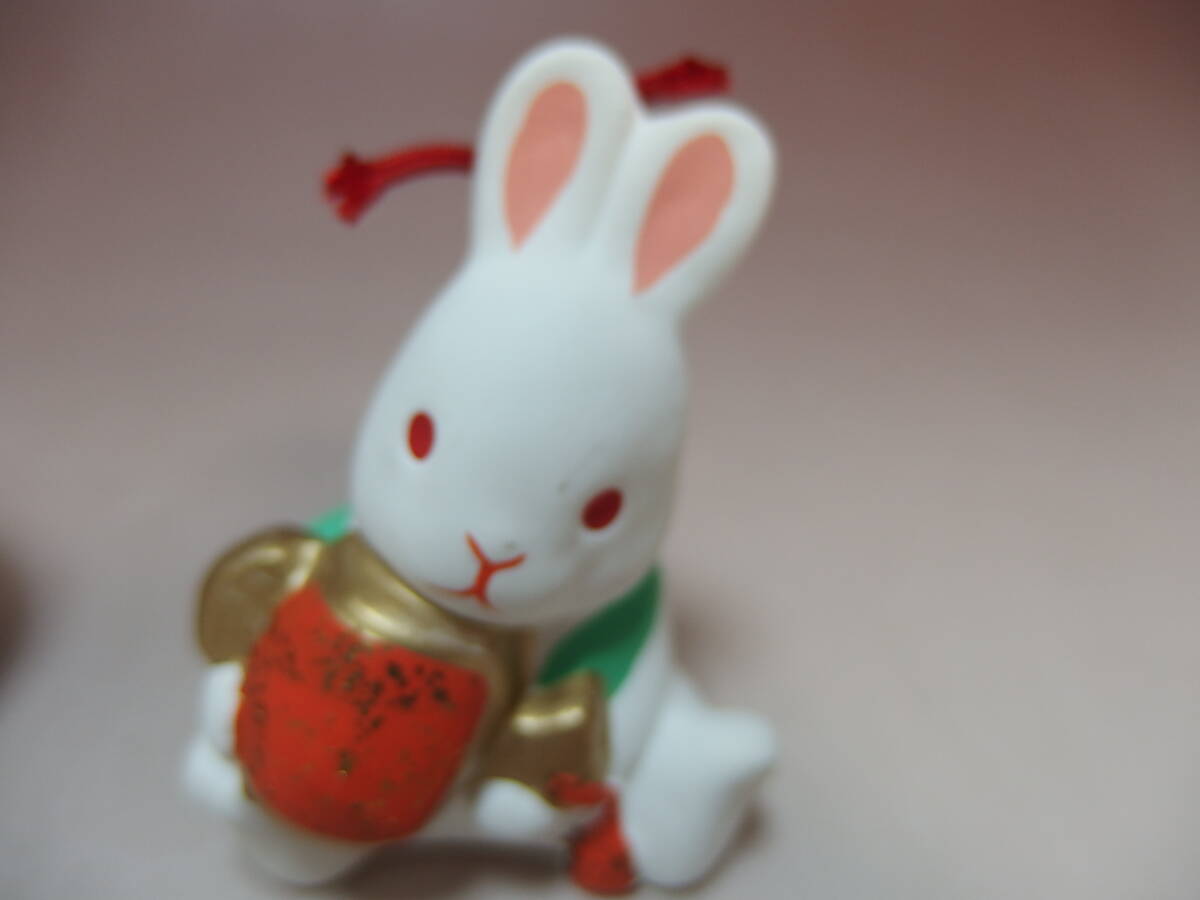 創作置物 昭峰作 干支置物 うさぎ 兎 土鈴_画像9