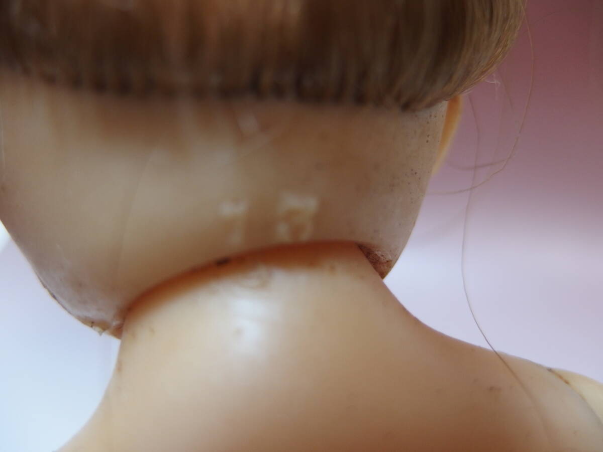 レトロ ソフビ人形 スリーピングアイ ブルーアイ リメイクにも♪_画像4