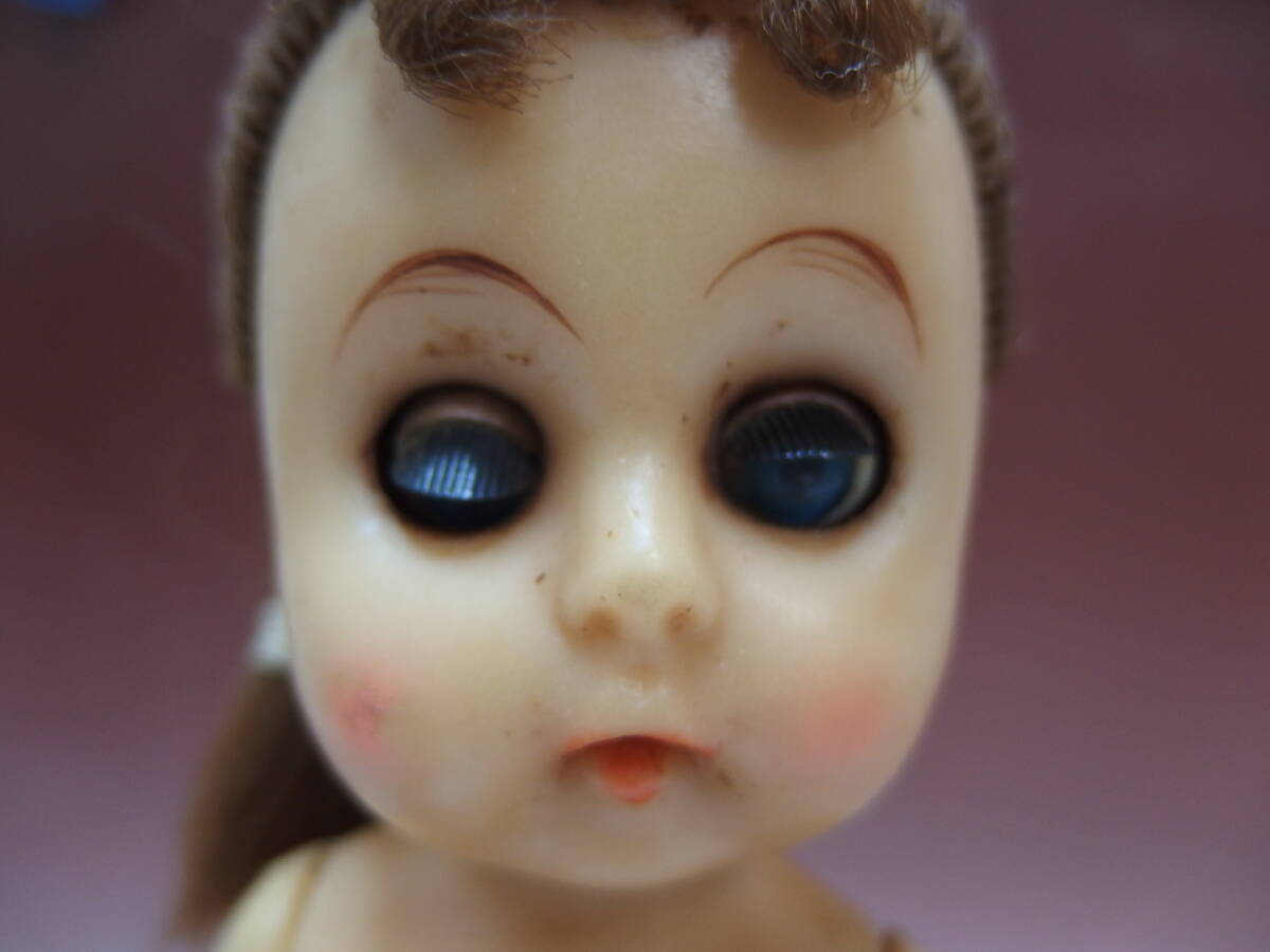 レトロ ソフビ人形 スリーピングアイ ブルーアイ リメイクにも♪_画像6