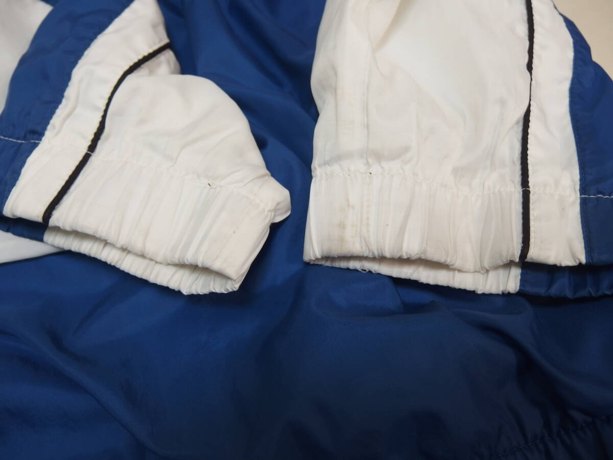 ９０年代　ナイキ　ハーフジップ　ナイロンジャケット　銀タグ　青刺繍マーク_画像7