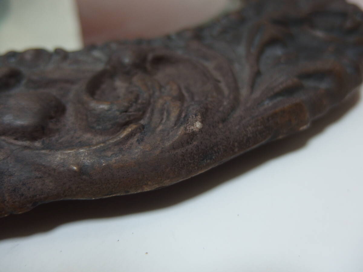 アンティーク 　木彫り風　 鏡　壁掛けミラー_画像7