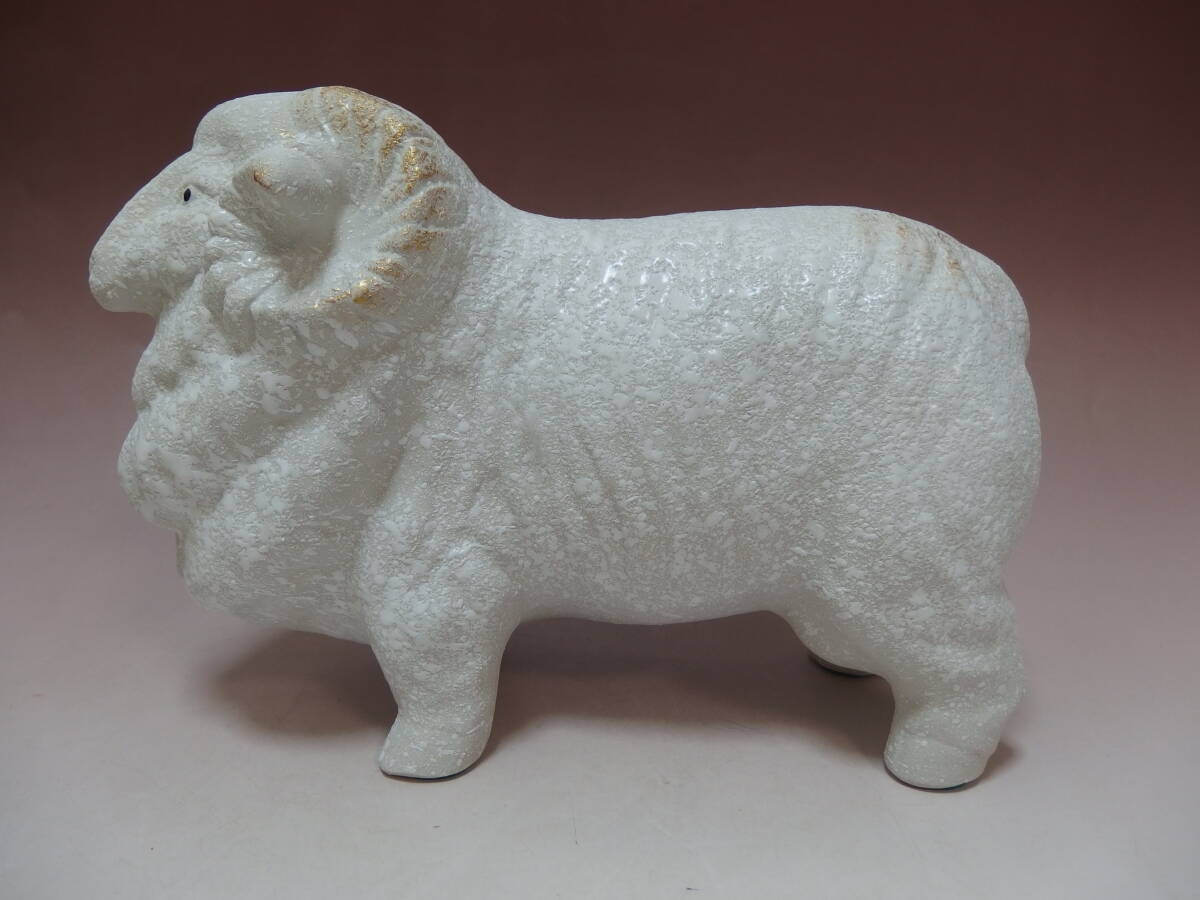 信楽焼 大原薫 干支置物 羊_画像2