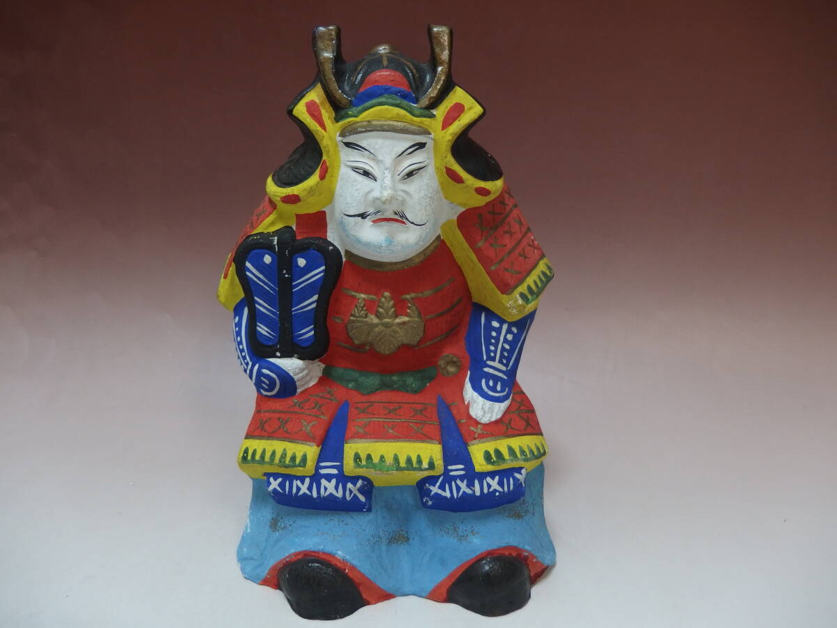 ⑦　土人形　小幡人形　武将_画像1