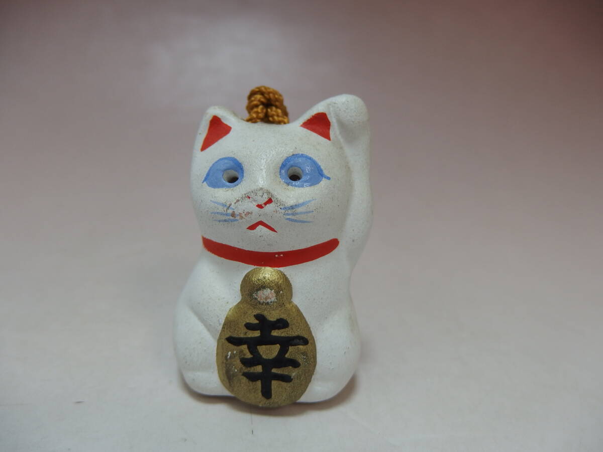 招き猫土鈴 レターパックプラス可_画像1