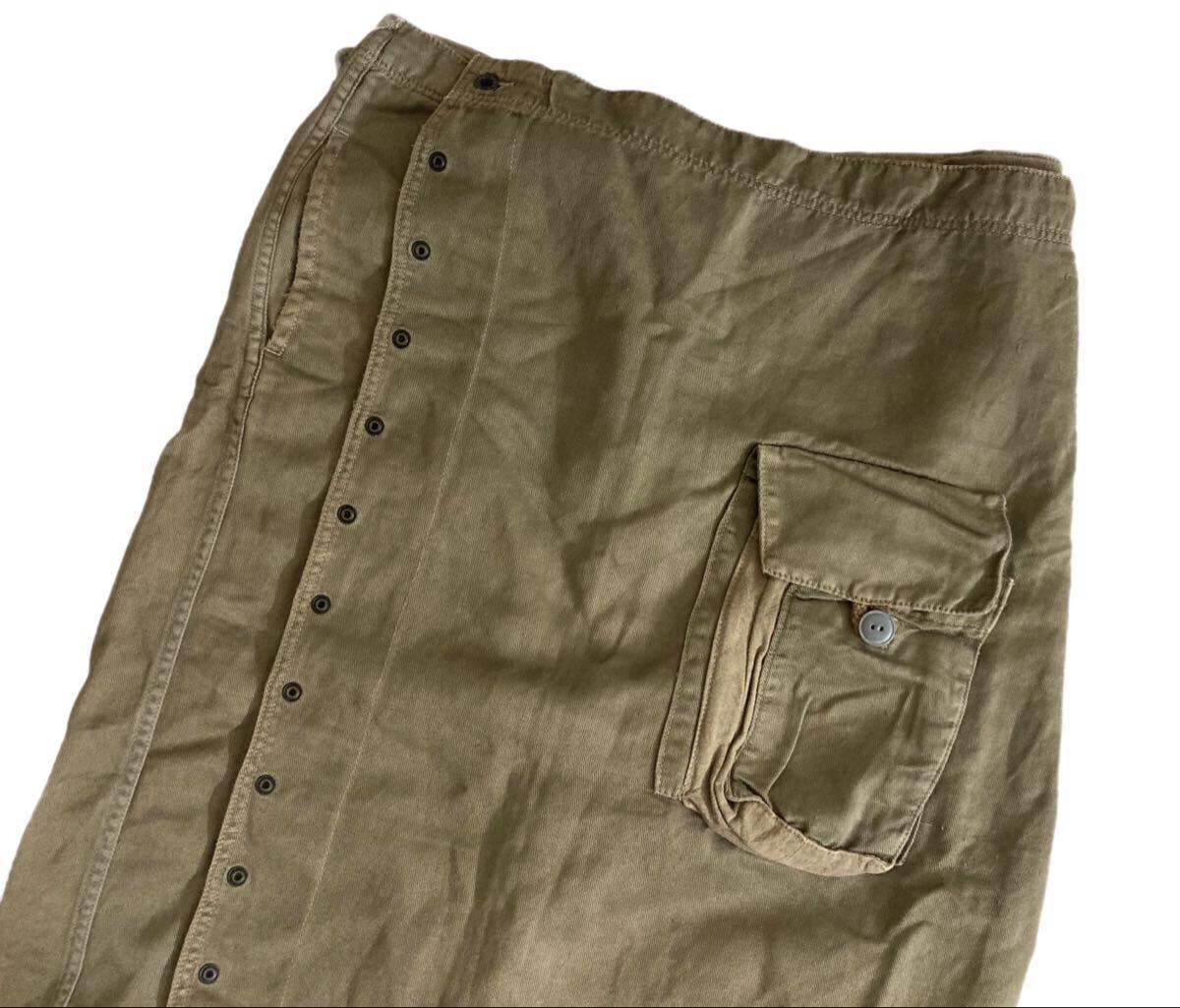 KAPITAL キャピタル ヴィンテージ ミリタリー ラップ パンツ_画像2