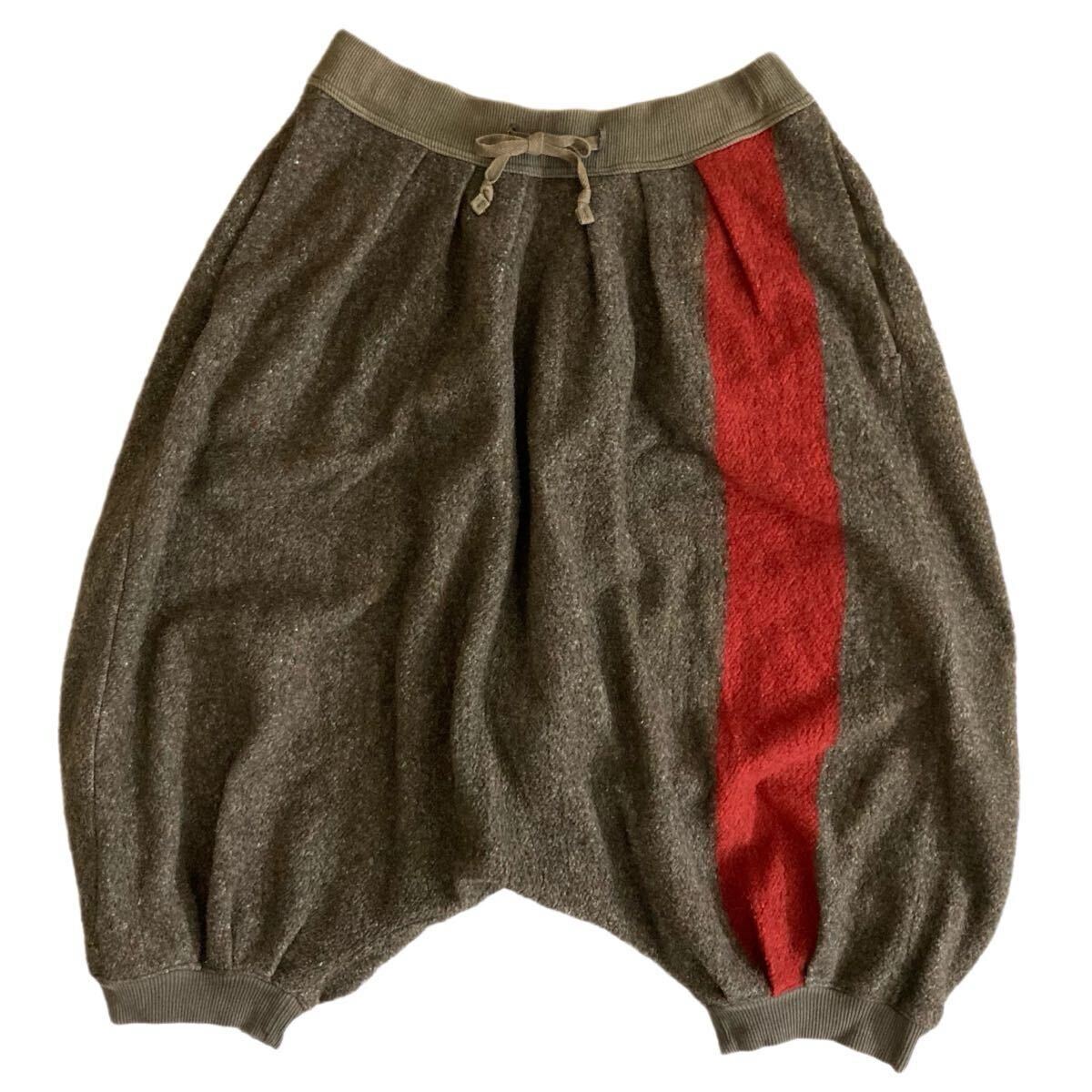 KAPITAL キャピタル 裏毛 アーミーボーダー イージーパンツ_画像1