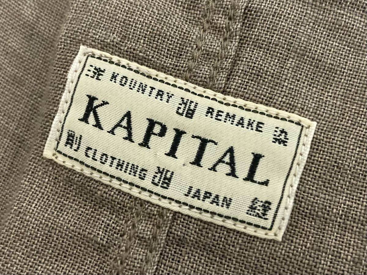 KAPITAL KOUNTRY リネン KAKASHI シャツ カーディガン キャピタル カントリー_画像7