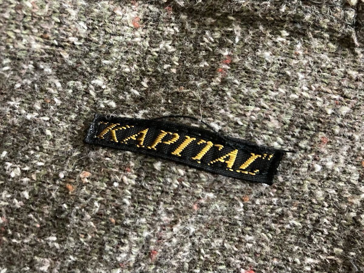 KAPITAL キャピタル 裏毛 アーミーボーダー イージーパンツ_画像4
