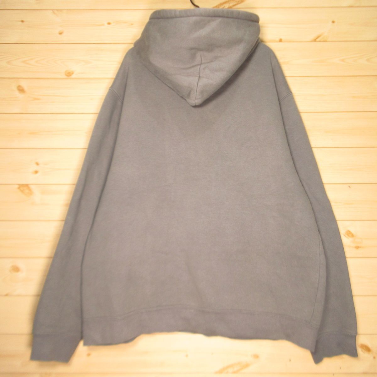 ◎STUSSY ステューシー グラフィック パーカー フーディー スケーター スケボー ストリート 裏起毛 メンズ チャコール XL◆AA5213_画像2