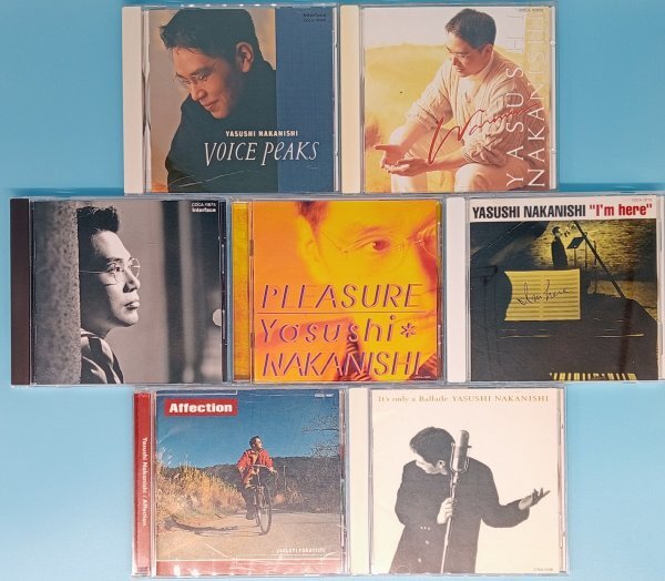 送料無料！【中西保志】CD　まとめて　7枚セット　_画像1