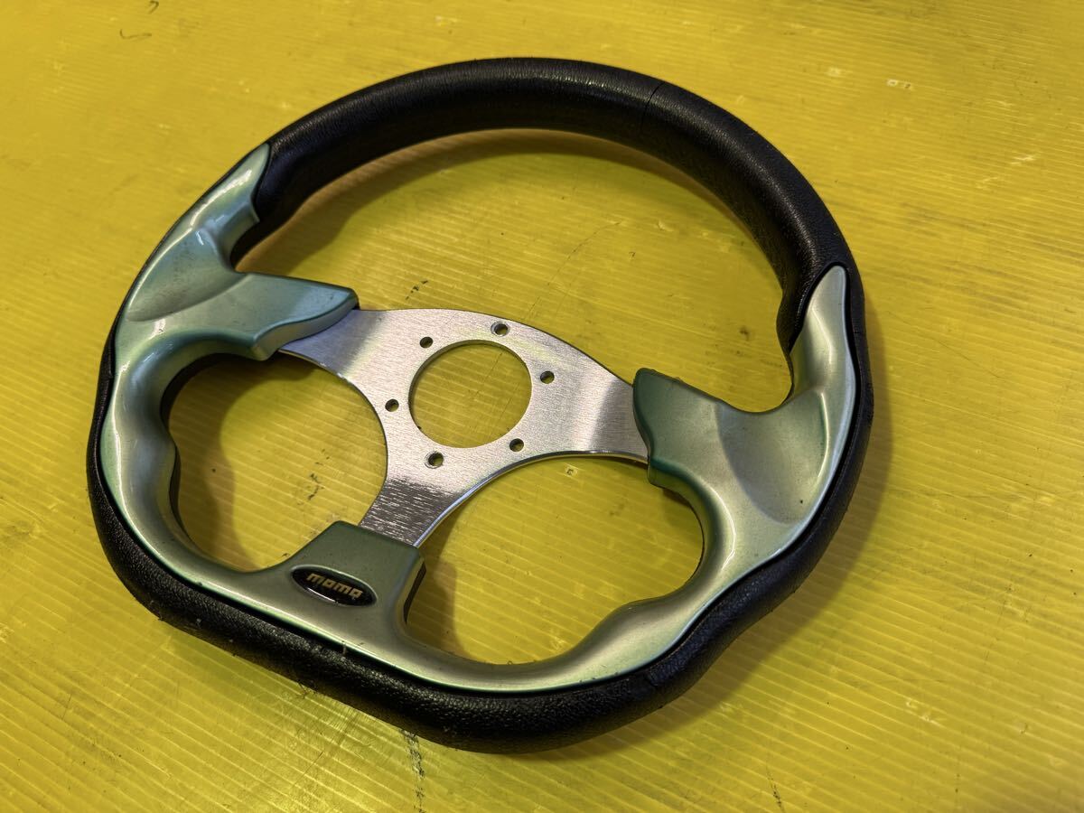 MOMO ステアリング コマンド コマンド2R コマンド2 当時物 レース ステアリングホイール モモ ハンドル アルミ製_画像3