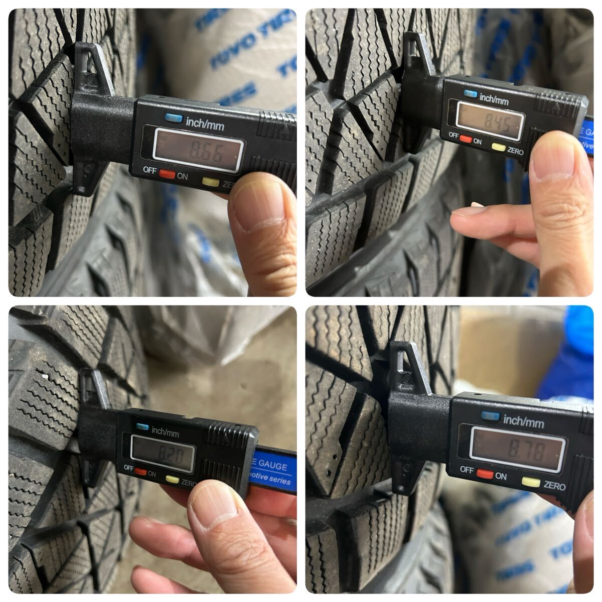 冬用/稀少set/ PORSCHE ポルシェ カイエン 958 GTS RSスパイダー BBS (20x9.5J+47 5H/130) バリ溝 275/45R20 ブリザック DM-V2 室内保管_画像3