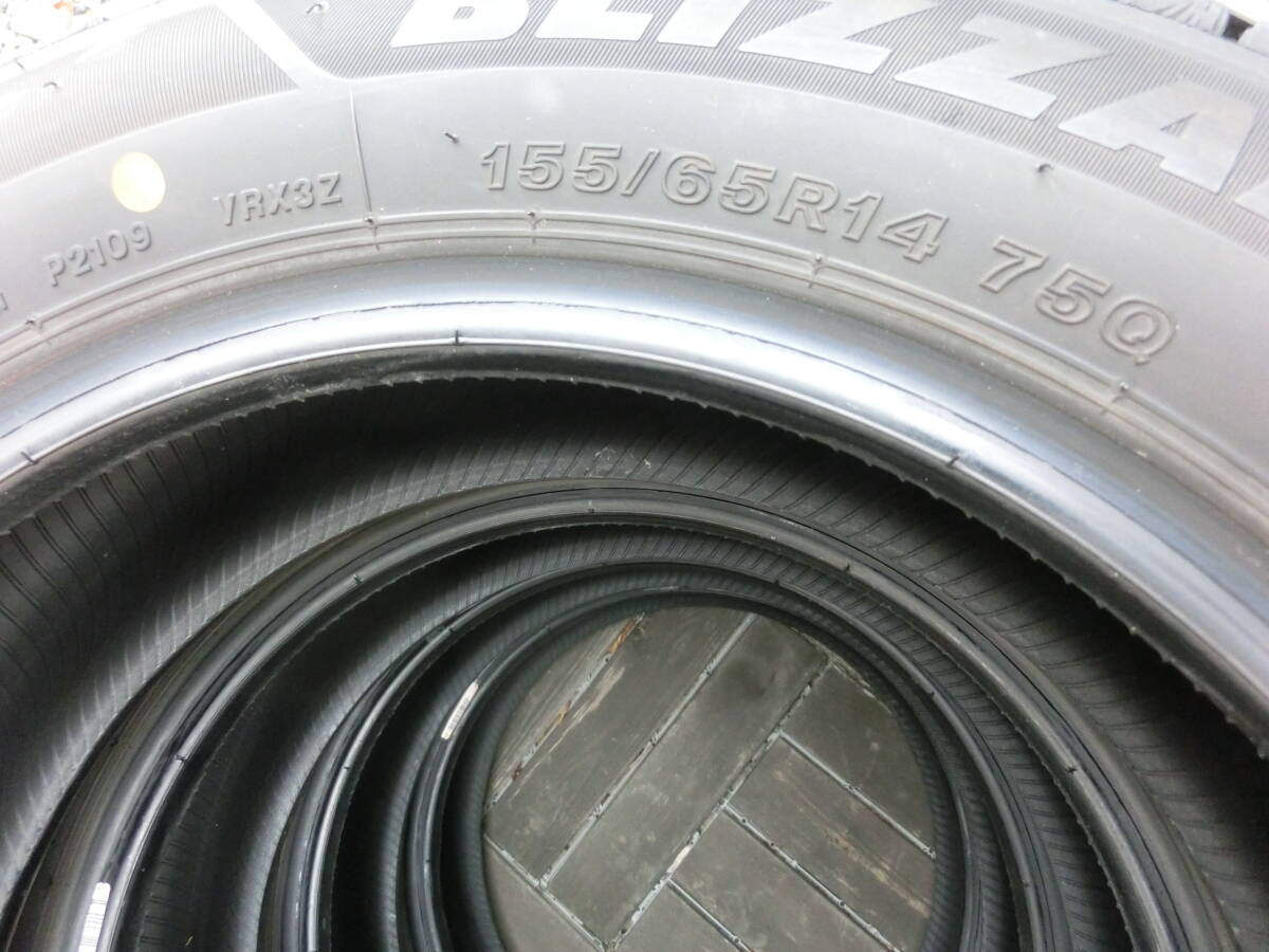 ブリヂストン★155/65Ｒ14★ＶＲＸ３★ブリザック★バリ山中古４本_画像10